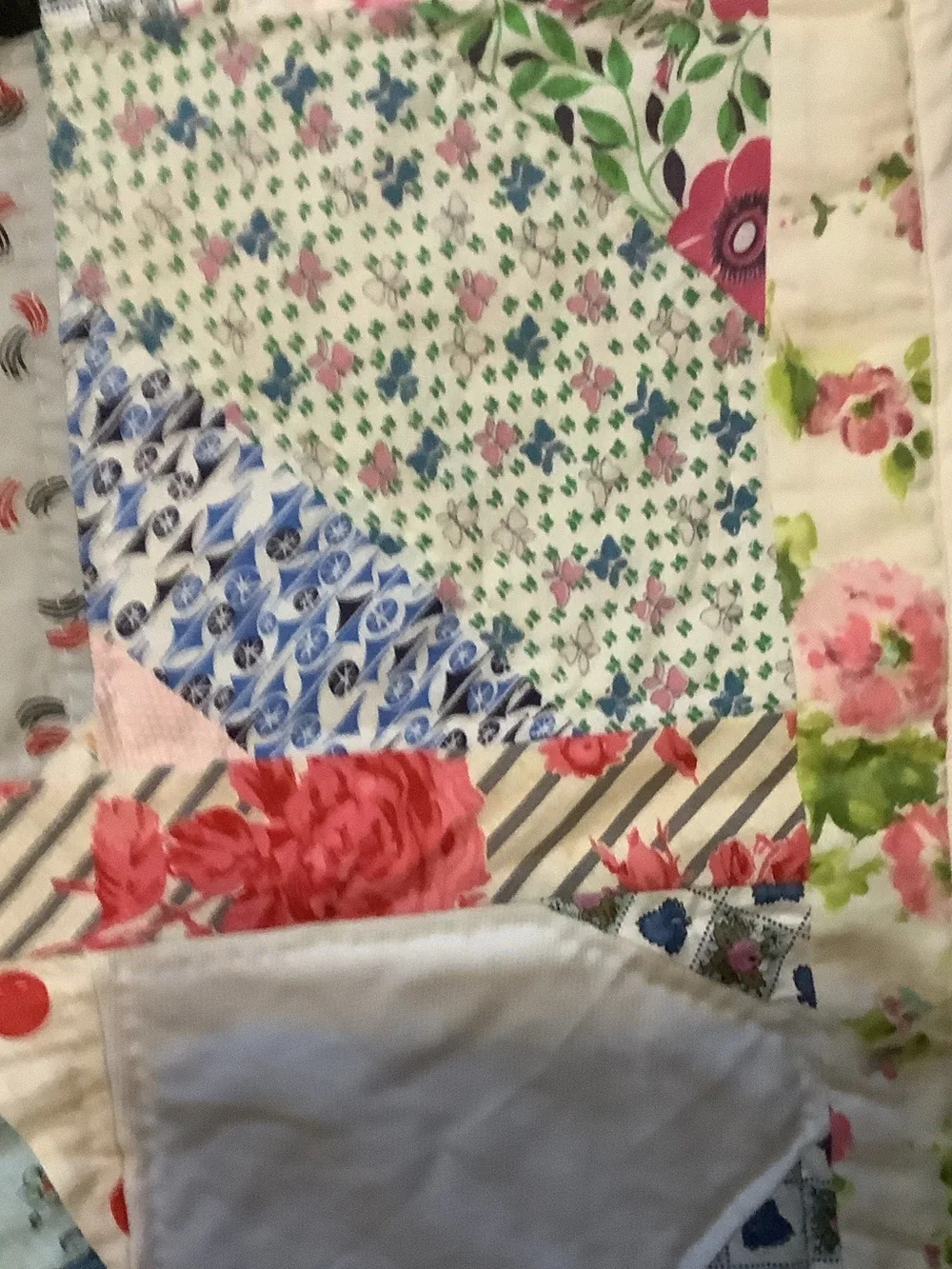 Vintage-Inspired Patchwork Quilt in Multi-Color